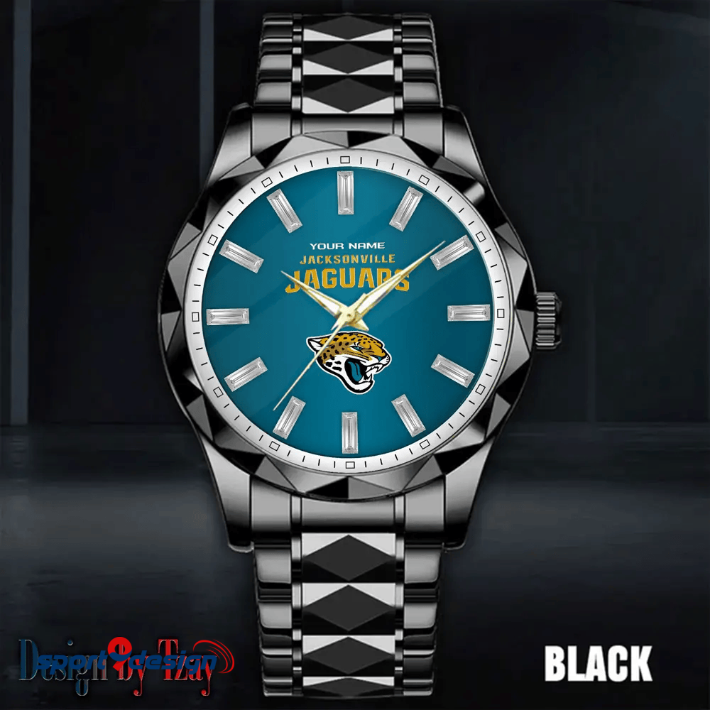 Jacksonville Jaguars Luxury Diamond Men Watch Trending 2025