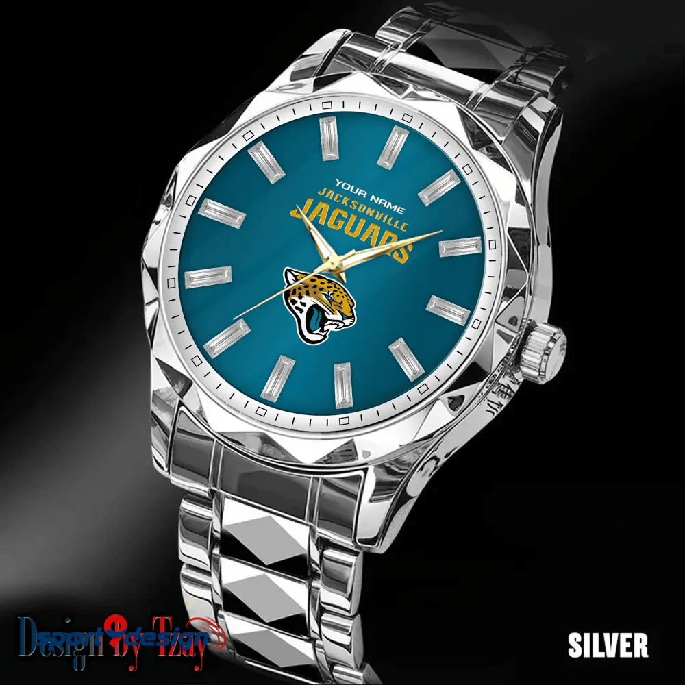 Jacksonville Jaguars Luxury Diamond Men Watch Trending 2025