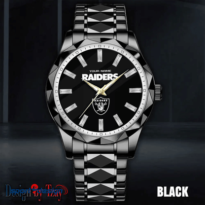 Las Vegas Raiders Luxury Diamond Men Watch Trending 2025