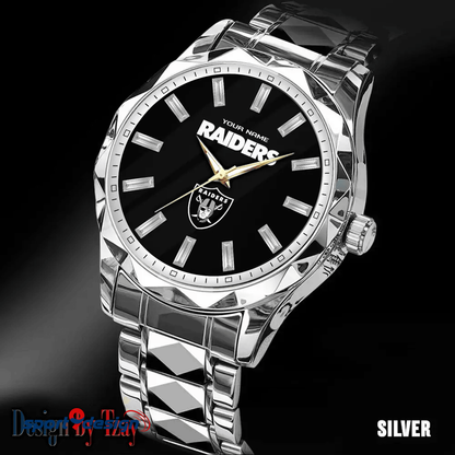 Las Vegas Raiders Luxury Diamond Men Watch Trending 2025