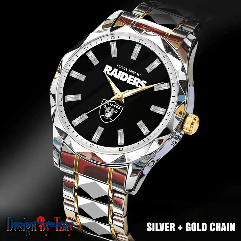 Las Vegas Raiders Luxury Diamond Men Watch Trending 2025