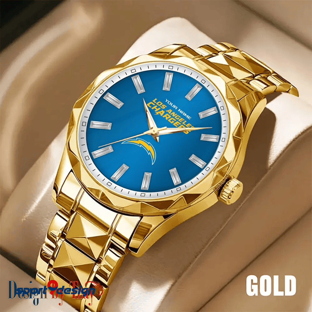 Los Angeles Chargers Luxury Diamond Men Watch Trending 2025