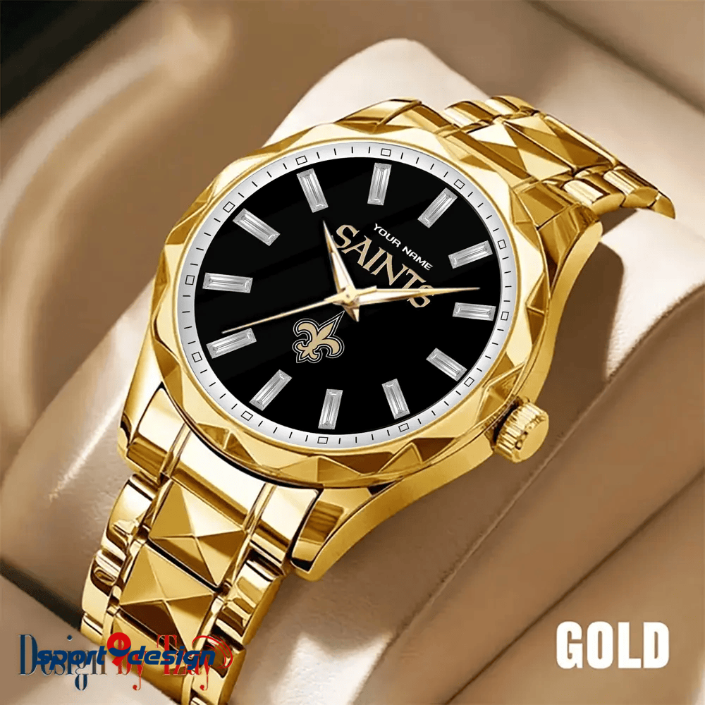 New Orleans Saints Luxury Diamond Men Watch Trending 2025