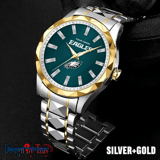 Philadelphia Eagles Luxury Diamond Men Watch Trending 2025