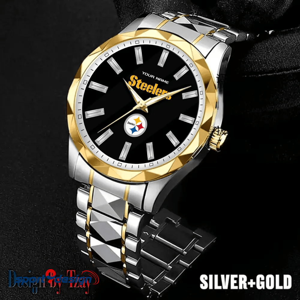Pittsburgh Steelers Luxury Diamond Men Watch Trending 2025