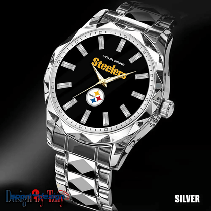 Pittsburgh Steelers Luxury Diamond Men Watch Trending 2025