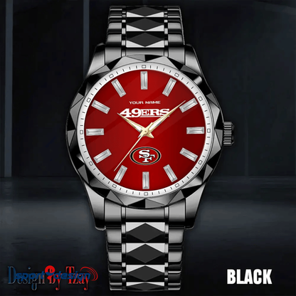 San Francisco 49ers Luxury Diamond Men Watch Trending 2025