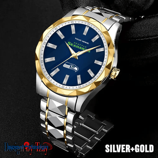 Seattle Seahawks Luxury Diamond Men Watch Trending 2025