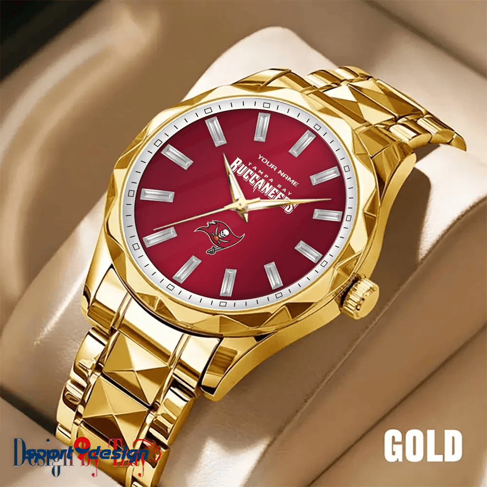 Tampa Bay Buccaneers Luxury Diamond Men Watch Trending 2025