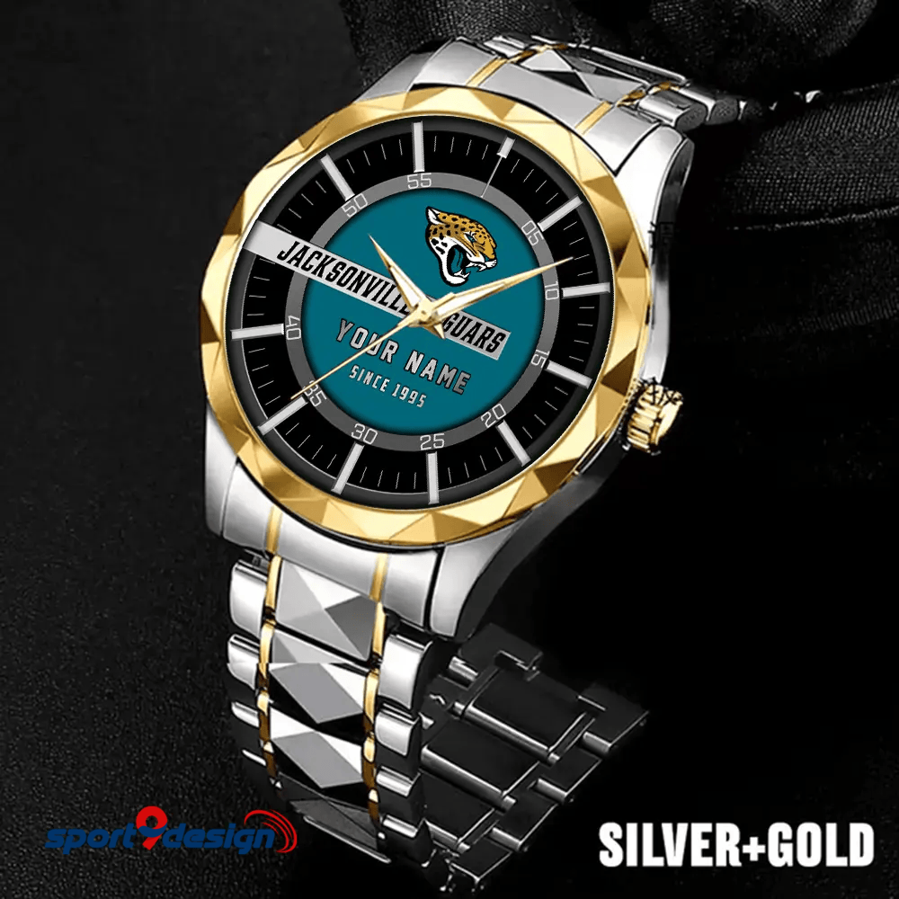 Jacksonville Jaguars Luxury Diamond Men Watch Trending 2025