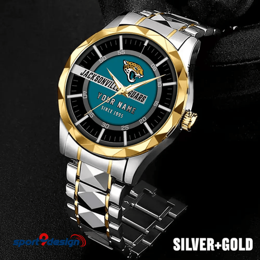 Jacksonville Jaguars Luxury Diamond Men Watch Trending 2025