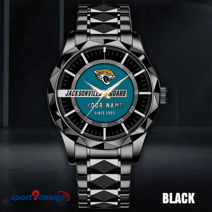 Jacksonville Jaguars Luxury Diamond Men Watch Trending 2025