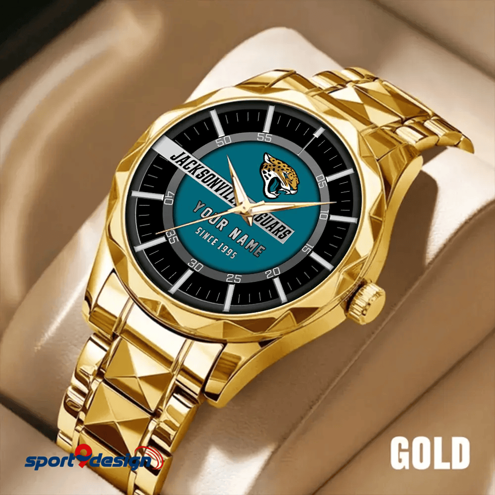 Jacksonville Jaguars Luxury Diamond Men Watch Trending 2025