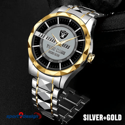 Las Vegas Raiders Luxury Diamond Men Watch Trending 2025