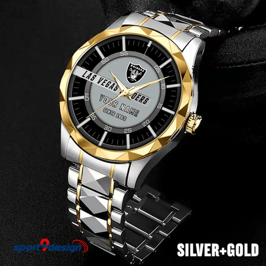 Las Vegas Raiders Luxury Diamond Men Watch Trending 2025