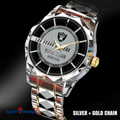 Las Vegas Raiders Luxury Diamond Men Watch Trending 2025