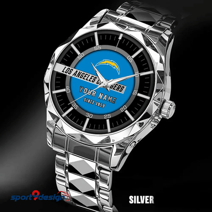 Los Angeles Chargers Luxury Diamond Men Watch Trending 2025
