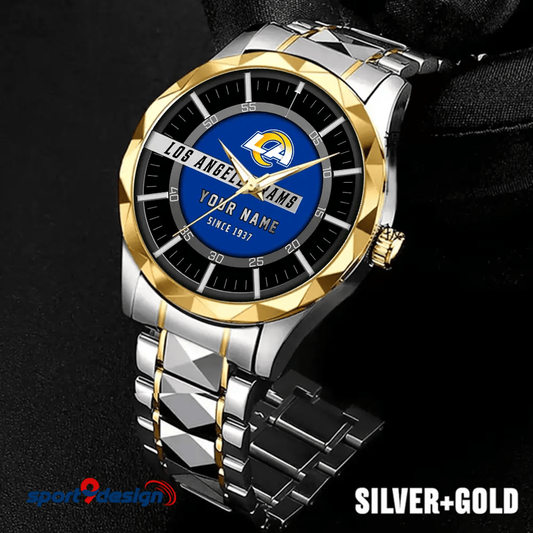 Los Angeles Rams Luxury Diamond Men Watch Trending 2025