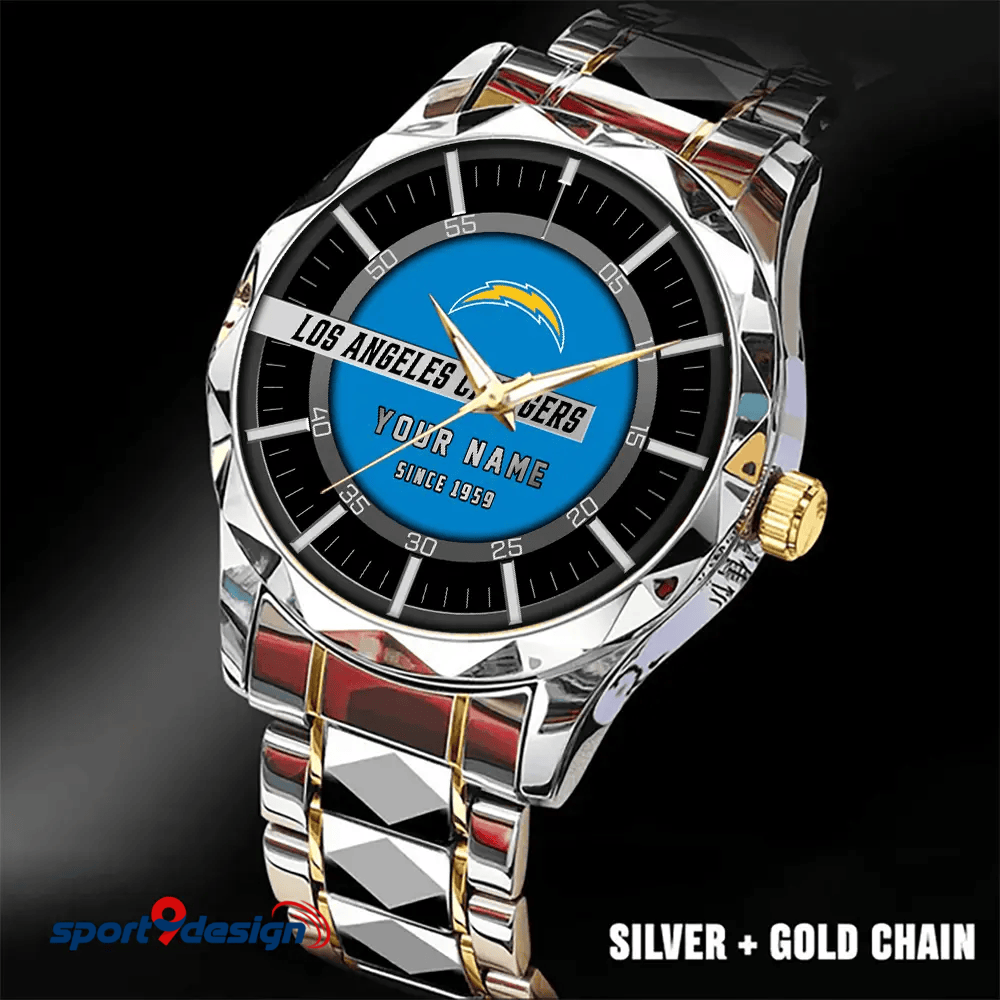 Los Angeles Chargers Luxury Diamond Men Watch Trending 2025