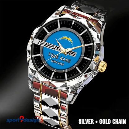 Los Angeles Chargers Luxury Diamond Men Watch Trending 2025
