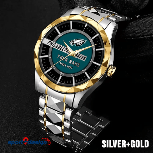 Philadelphia Eagles Luxury Diamond Men Watch Trending 2025
