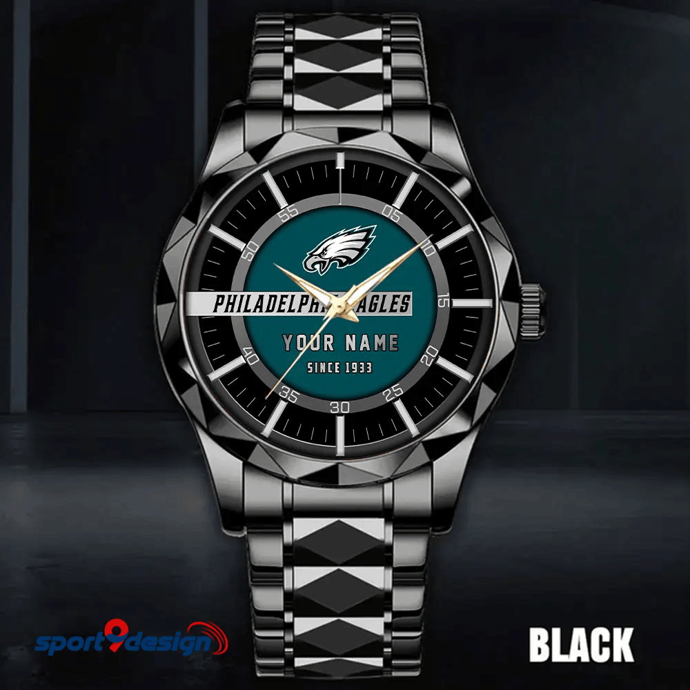 Philadelphia Eagles Luxury Diamond Men Watch Trending 2025