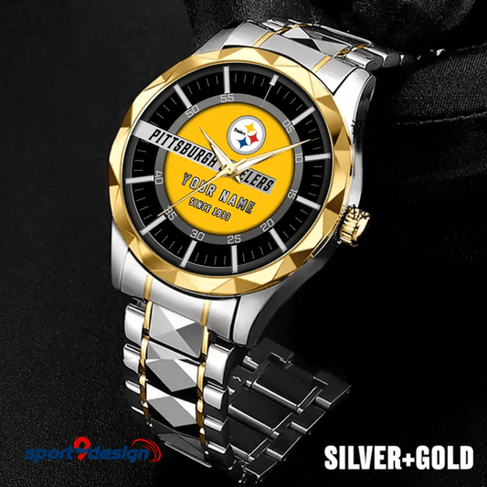 Pittsburgh Steelers Luxury Diamond Men Watch Trending 2025