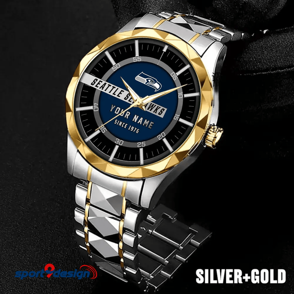 Seattle Seahawks Luxury Diamond Men Watch Trending 2025