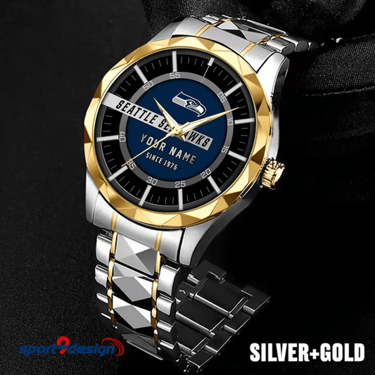 Seattle Seahawks Luxury Diamond Men Watch Trending 2025