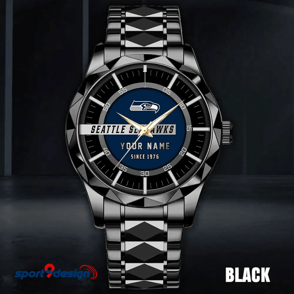 Seattle Seahawks Luxury Diamond Men Watch Trending 2025