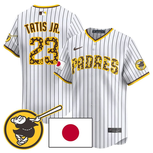 Men's San Diego Padres Japanese Heritage Jersey - All Stitched