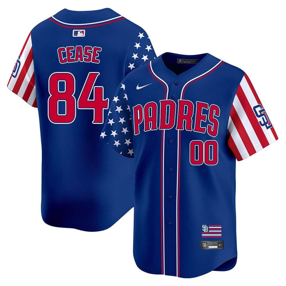 Men's San Diego Padres Independence Day Jersey - All Stitched