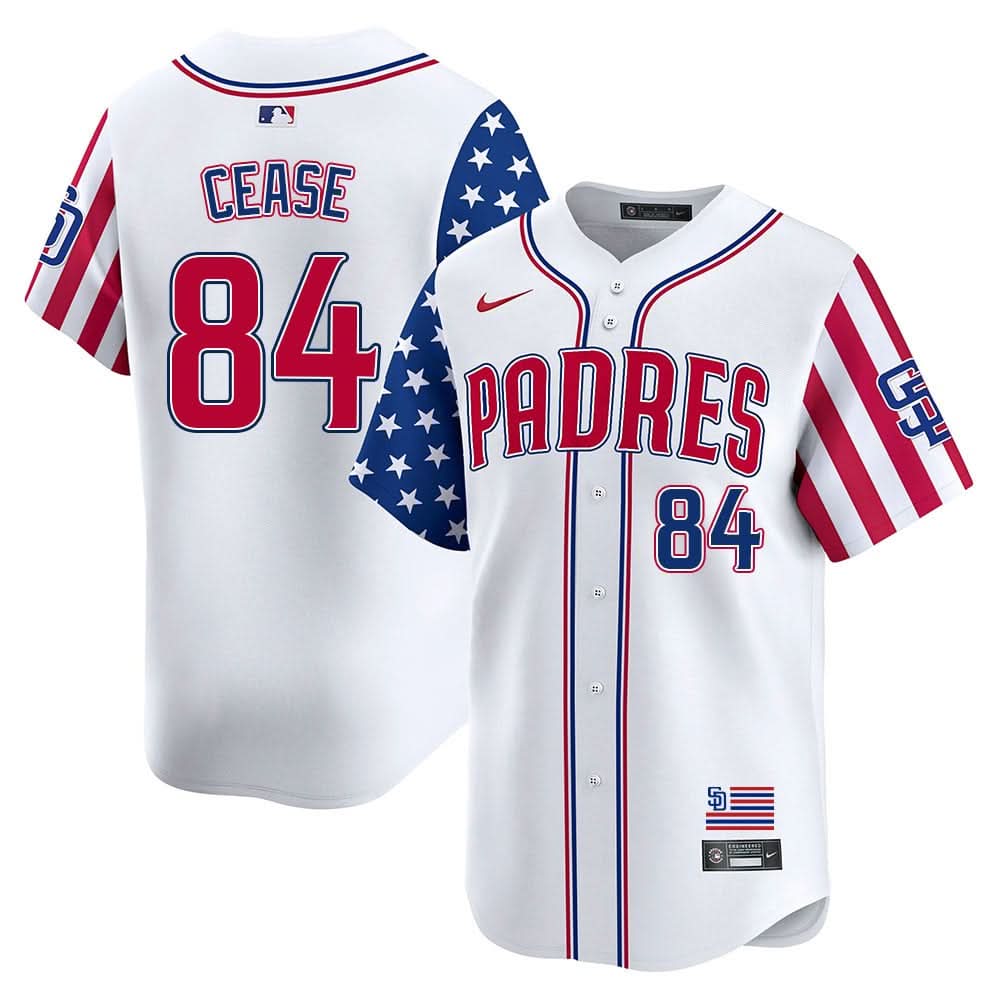 Men's San Diego Padres Independence Day Jersey - All Stitched