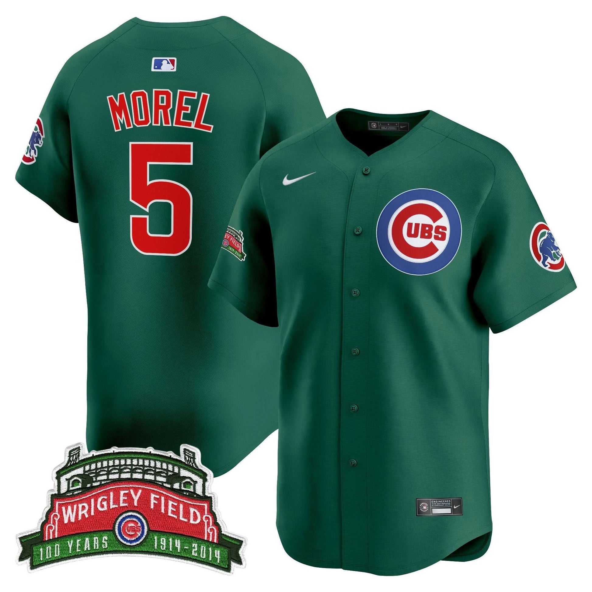 Men's Chicago Cubs Wrigley Field Style Vapor Premier Limited Jersey - All Stitched