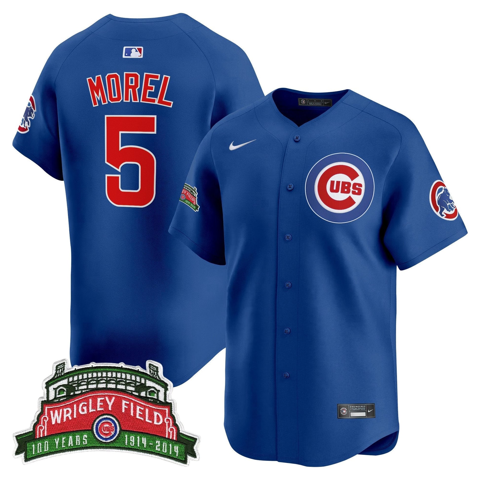 Men's Chicago Cubs Wrigley Field Style Vapor Premier Limited Jersey - All Stitched