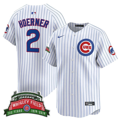 Men's Chicago Cubs Wrigley Field Style Vapor Premier Limited Jersey - All Stitched