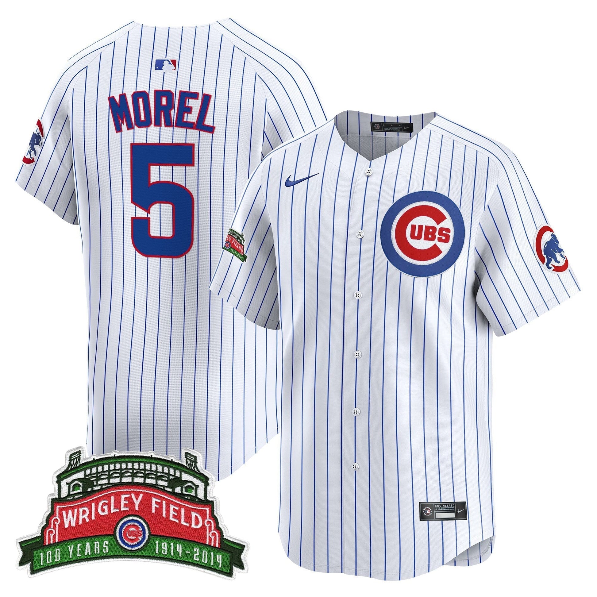 Men's Chicago Cubs Wrigley Field Style Vapor Premier Limited Jersey - All Stitched