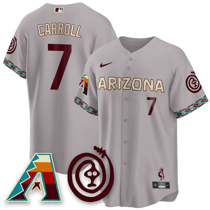 Men's Arizona Diamondbacks City Connect Concept Jersey V2 - All Stitched