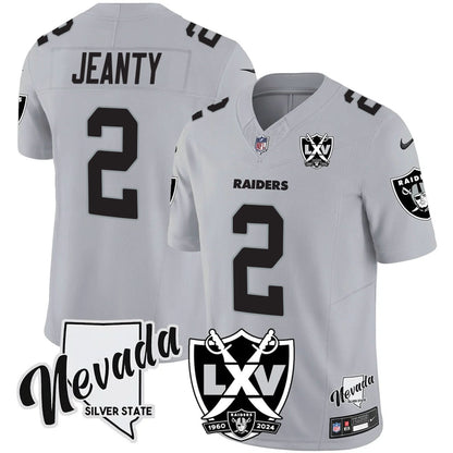 Men's Raiders 2025 Vapor Limited Jersey - 65th Anniversary - All Stitched