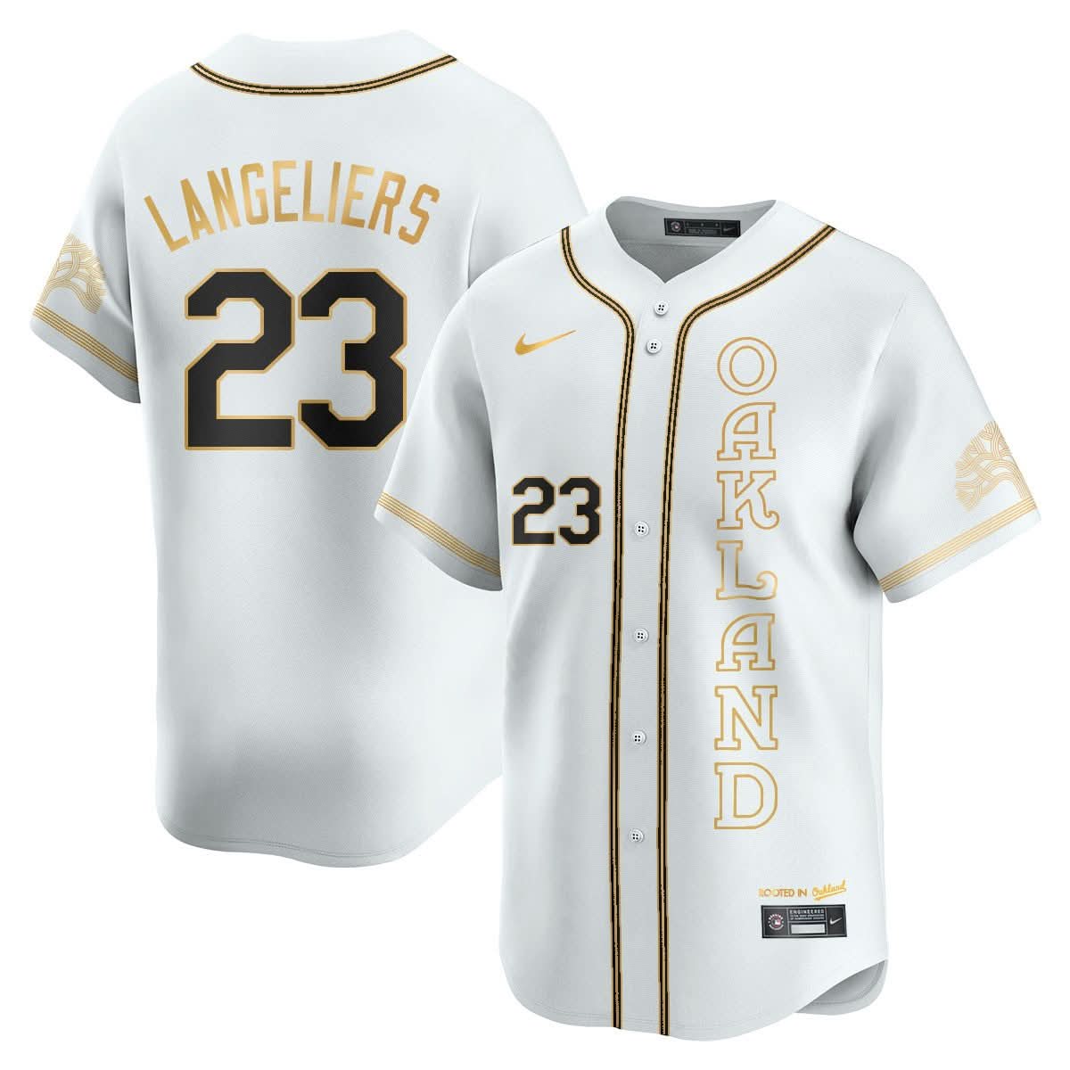 Men's Oakland Athletics City Connect Concept Jersey - All Stitched
