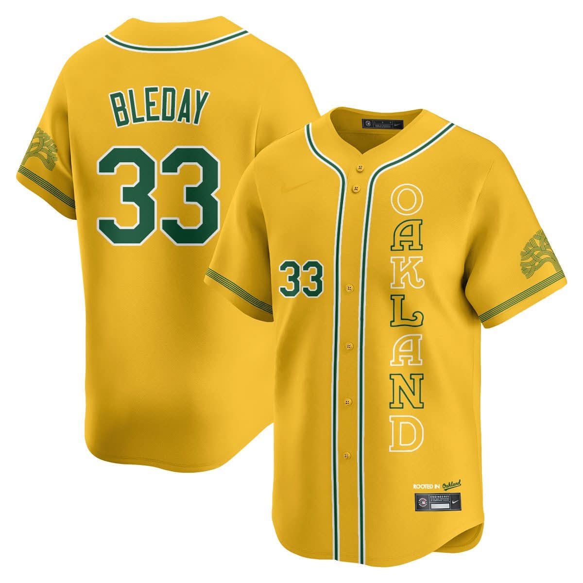 Men's Oakland Athletics City Connect Concept Jersey - All Stitched