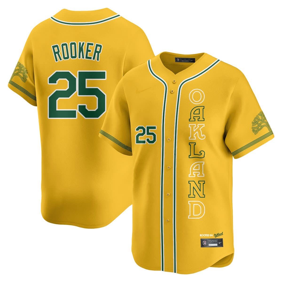 Men's Oakland Athletics City Connect Concept Jersey - All Stitched