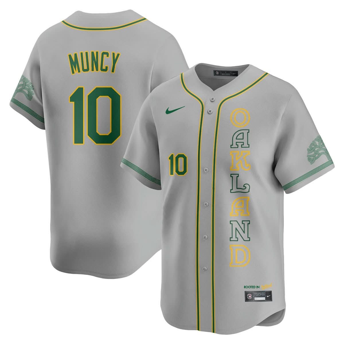 Men's Oakland Athletics City Connect Concept Jersey - All Stitched