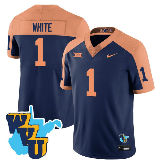 West Virginia Mountaineers 1965-2025 Throwback Jersey - All Stitched