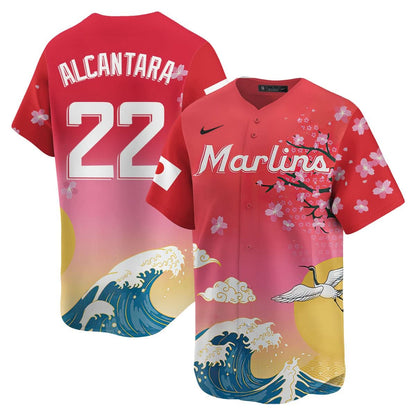 Miami Marlins Japanese Heritage Night 2025 Jersey - Printed