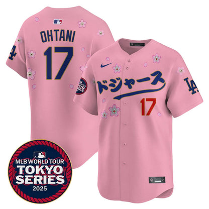 Men's Los Angeles Dodgers Tokyo Series 2025 Vapor Limited Jersey N6 - Stitched