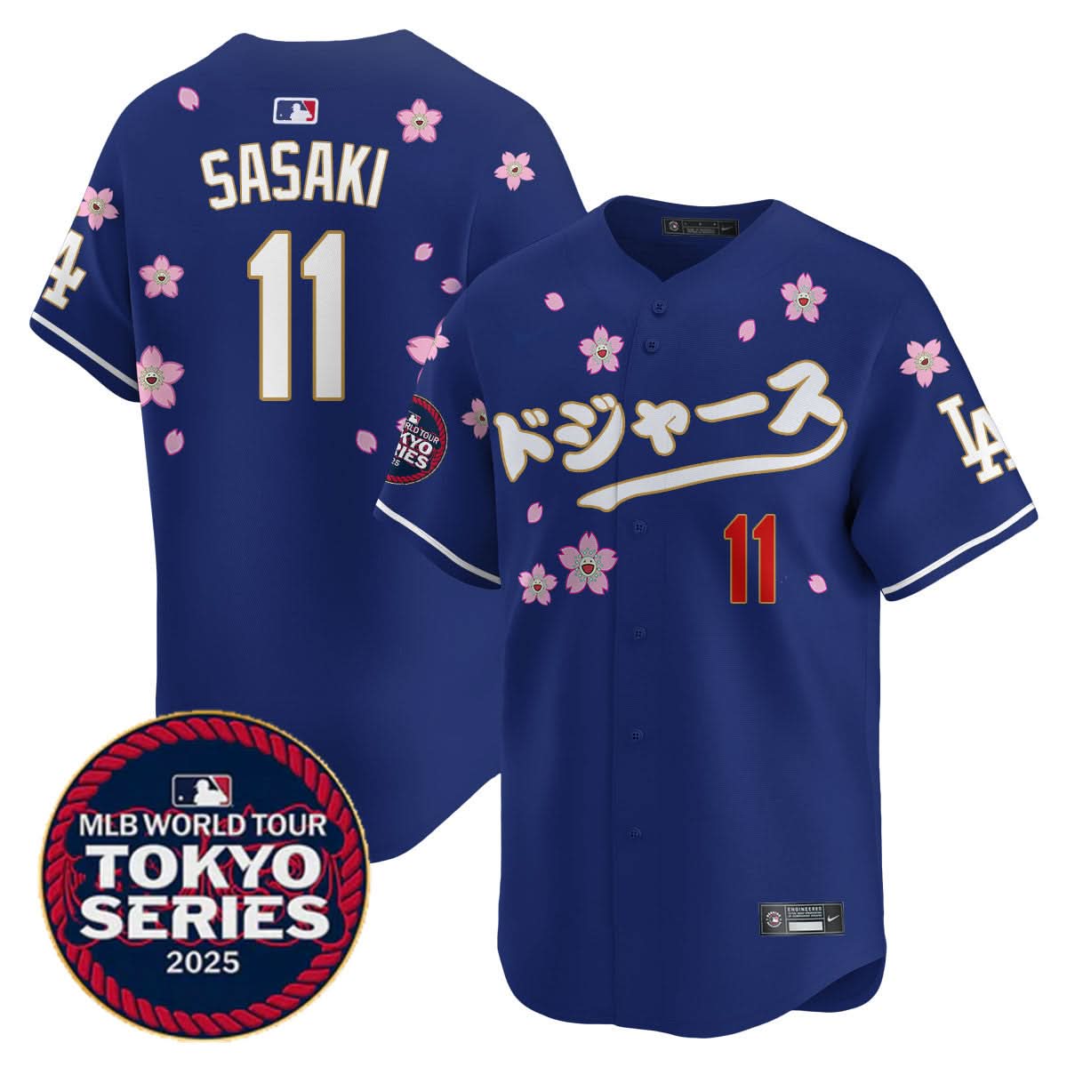 Los Angeles Dodgers Tokyo Series 2025 Vapor Limited Jersey N6 - Stitched