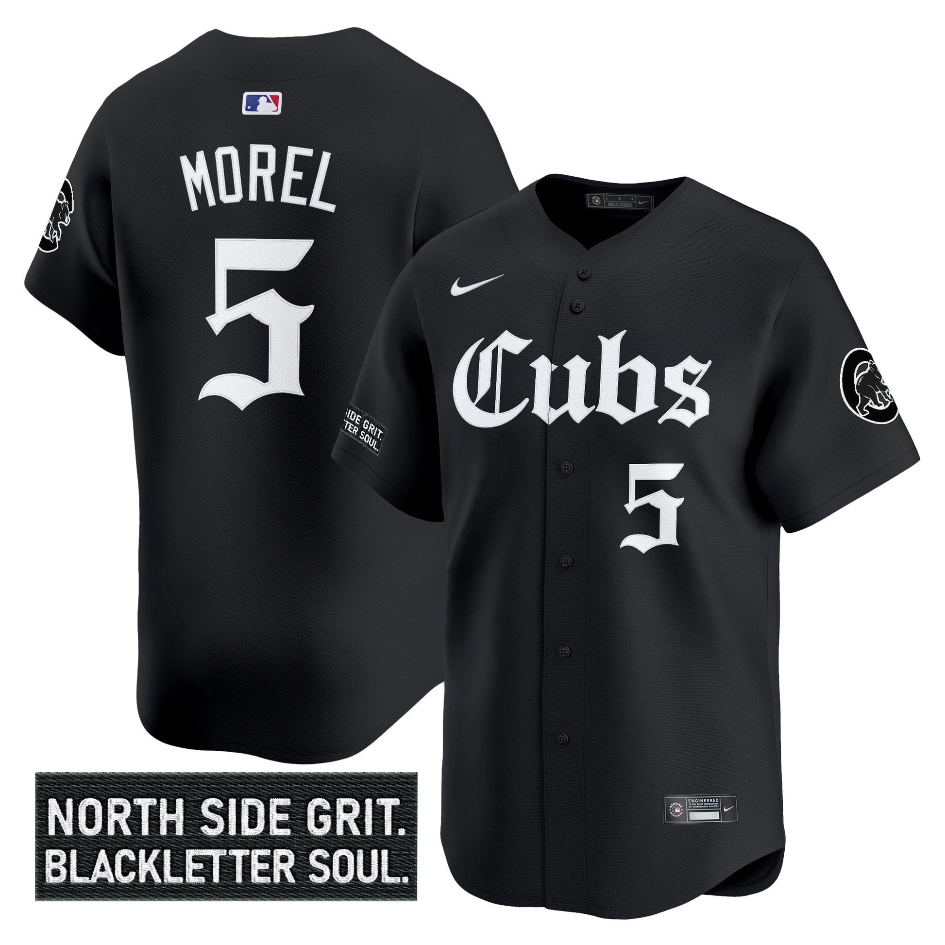 Men's Chicago Cubs 'Gothic North Side Edition' Vapor Premier Limited Jersey - All Stitched
