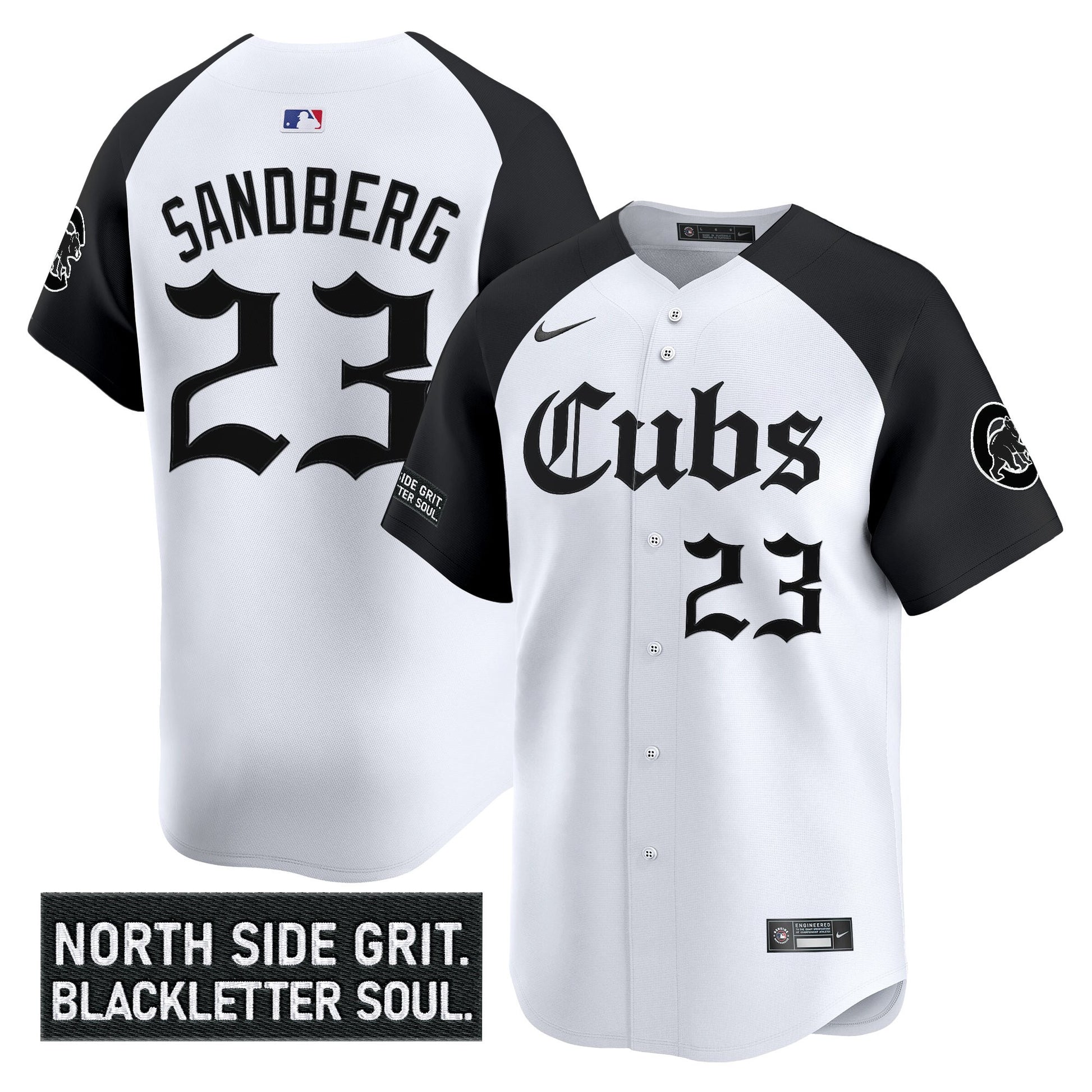 Men's Chicago Cubs 'Gothic North Side Edition' Vapor Premier Limited Jersey - All Stitched