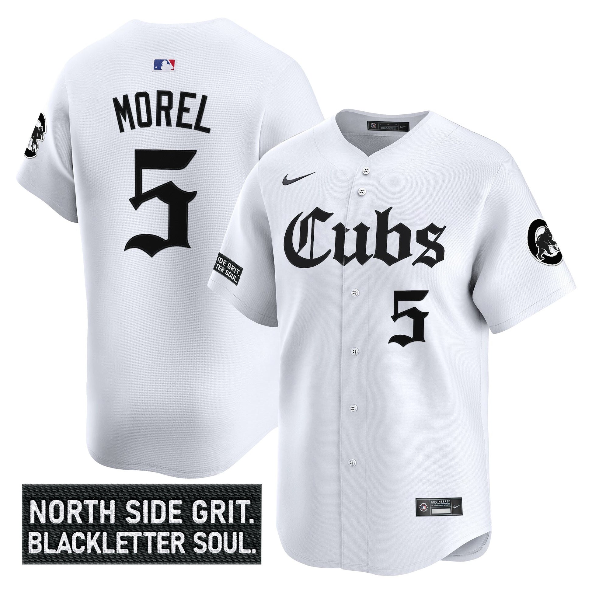Men's Chicago Cubs 'Gothic North Side Edition' Vapor Premier Limited Jersey - All Stitched